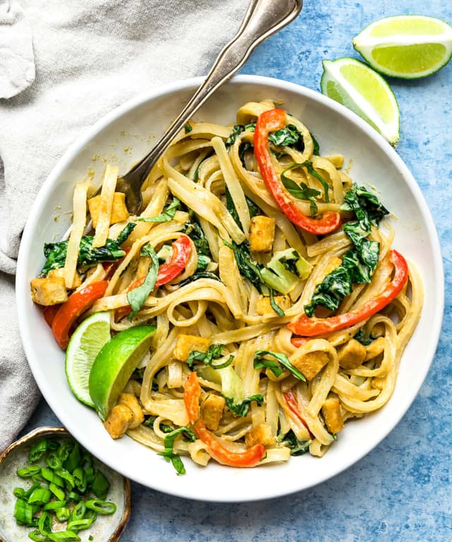 Green Curry Noodles | Punchfork