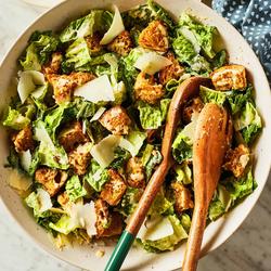black garlic caesar dressing Black Garlic Caesar Salad