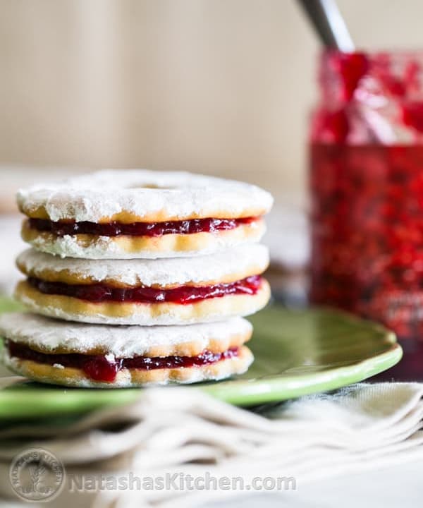 Jam Filled Sandwich Cookies (Zirochki) | Punchfork