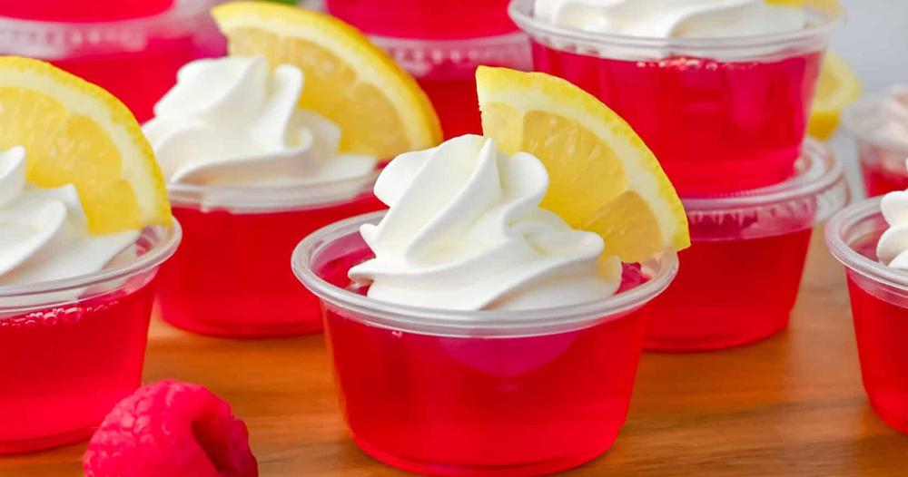 Raspberry Lemonade Jello Shots