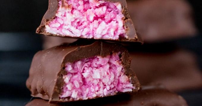 Raspberry Ruffle Bars | Punchfork