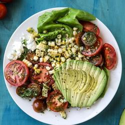 Corn-and-Avocado Salad with Goddess Dressing | Punchfork