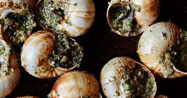 Escargot with Garlic-Parsley Butter | Punchfork