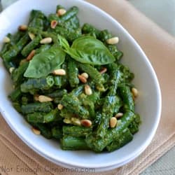 smashed green beans with lemony sumac dressing Smashed Green Beans with Lemony Sumac Dressing