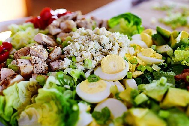 Cobb Salad with Blue Cheese Dressing
