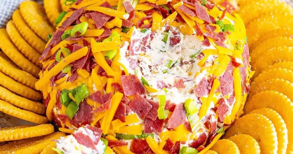 Dried Beef Cheese Ball | Punchfork