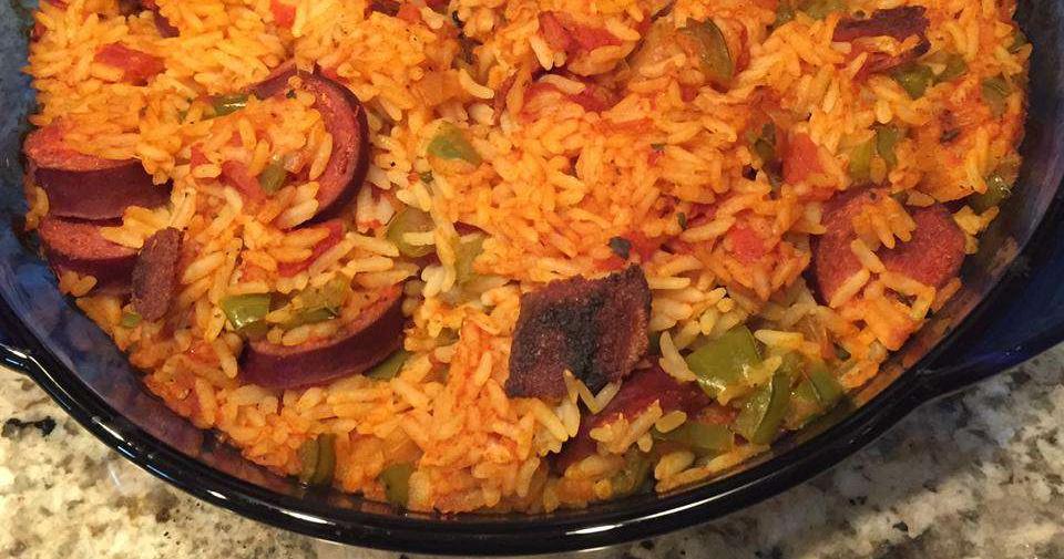 Red Rice and Sausage | Punchfork
