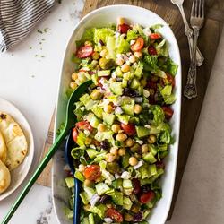 bibb salad with basil green goddess dressing Fresh basil
