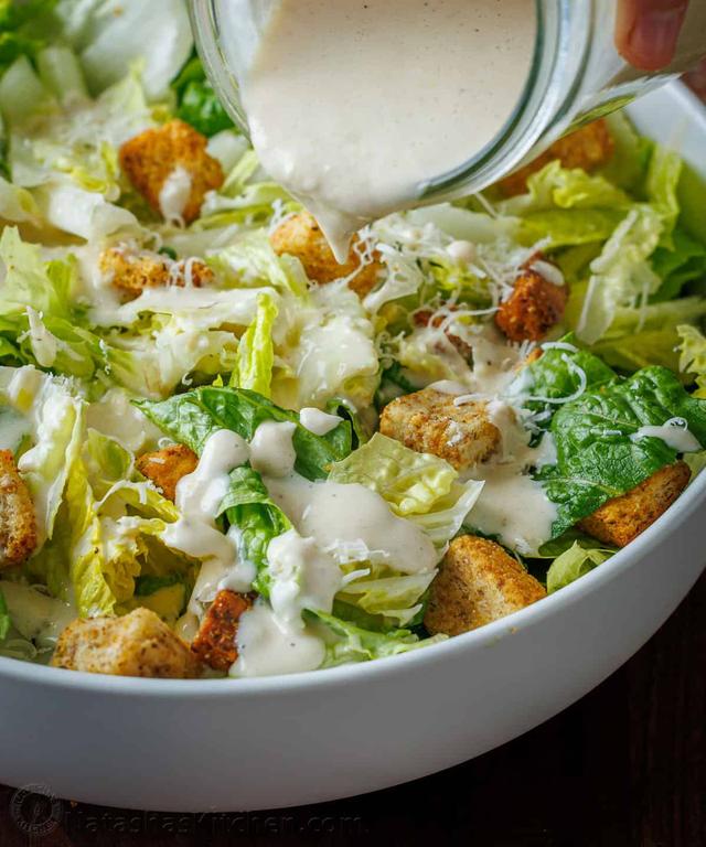once upon a chef caesar dressing Homemade salad with recipe Best Caesar Salad Dressing Recipe